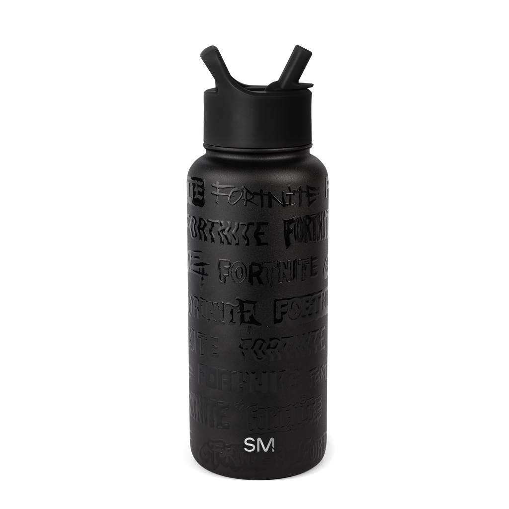 Fortnite Summit Water Bottle with Straw Lid - Fortnite Midnight