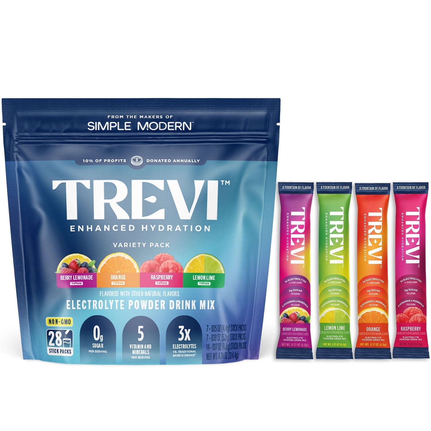 Trevi Electrolyte Powder Mix - Variety 1